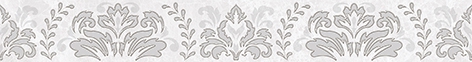 Бордюр AFINA Damask серый 56-03-06-456 (Ceramica Classic)